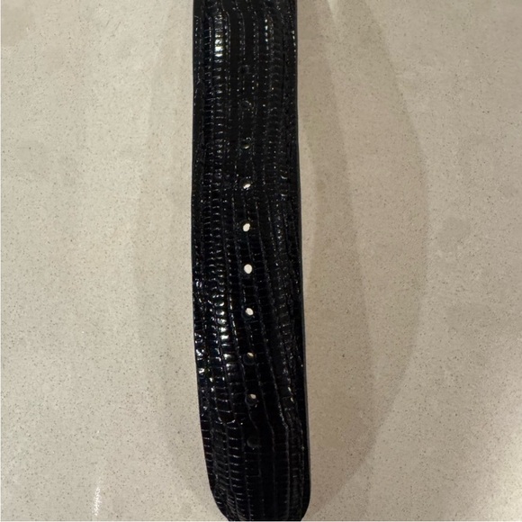 Jacquie Aiche Gold Case Watch with malachite  Dial and Black Strap - Picture 8 of 10